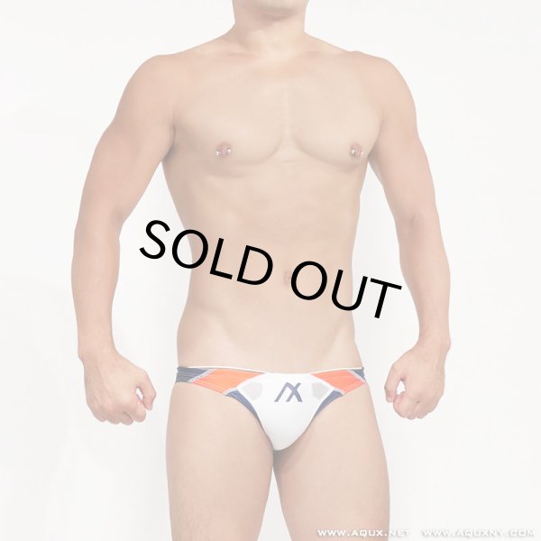 Photo1: Deco-Line D (Lining) "Sheer White × Navy" (1)