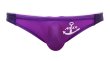 Photo3: Super Low Rise Bikinis "Sheer Purple" (3)