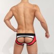 Photo2: Bare Butt Boxer "Red" (2)