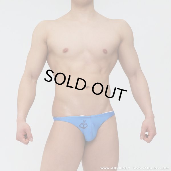 Photo1: High Cut Speedos "Blue" (1)