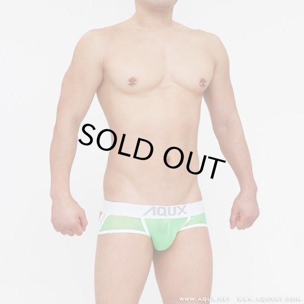 Photo1: Side Mesh Jock Strap  " Green" (1)