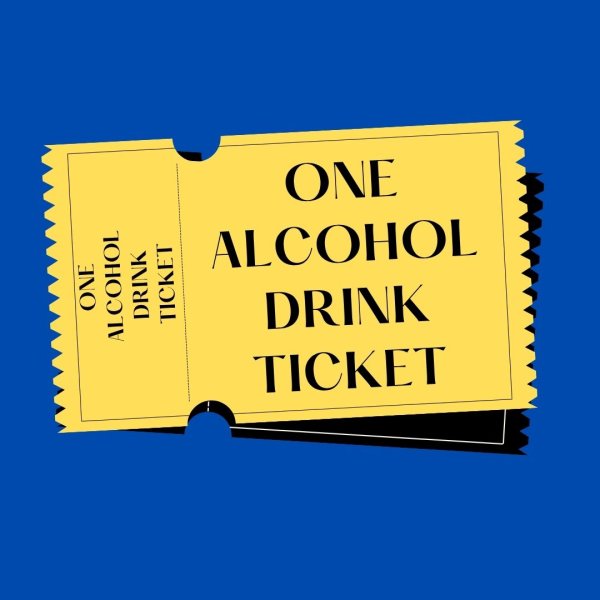 Photo1: Alcoholic Drink Ticket (1)