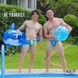 Photo6: Thong Bikinis  "Blue" (6)