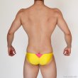 Photo2: Narrow Side Speedos  "Yellow" (2)