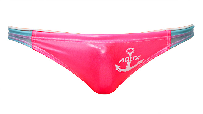 Photo1: Super Low Rise Bikinis  "Sheer Pink" (1)